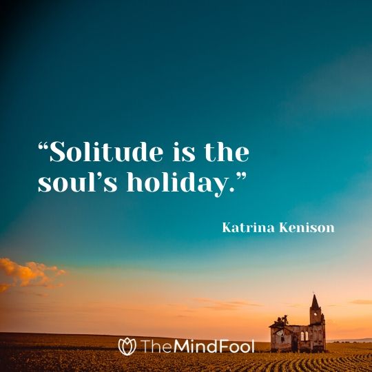 101 Solitude Quotes To Clear Mind from Chaos TheMindFool