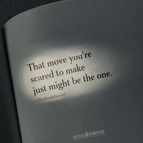 That Move You're Scared To Make Thought Cloud