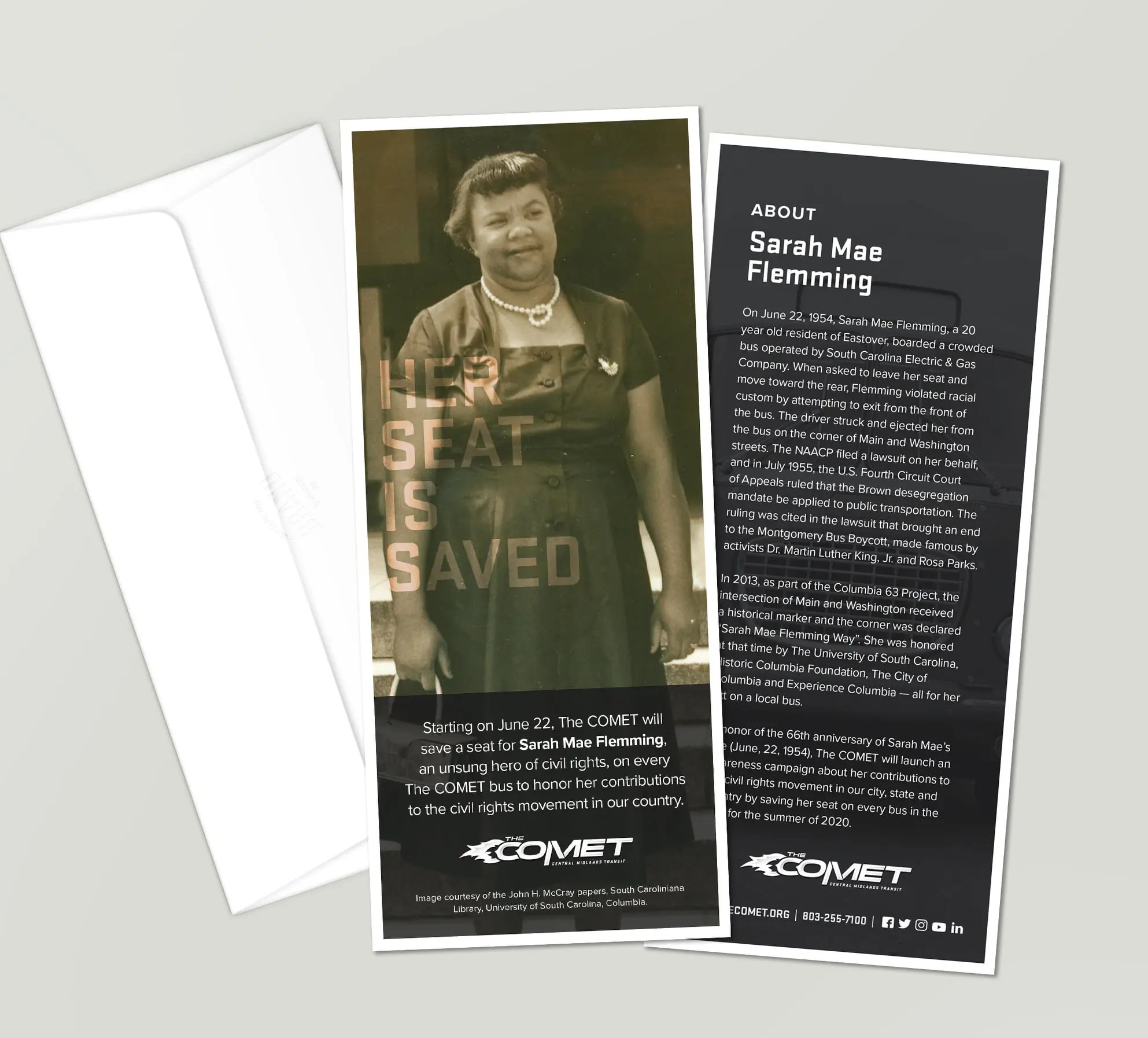 Flock and Rally wins Gold ADDY for The COMET’s Sarah Mae Flemming