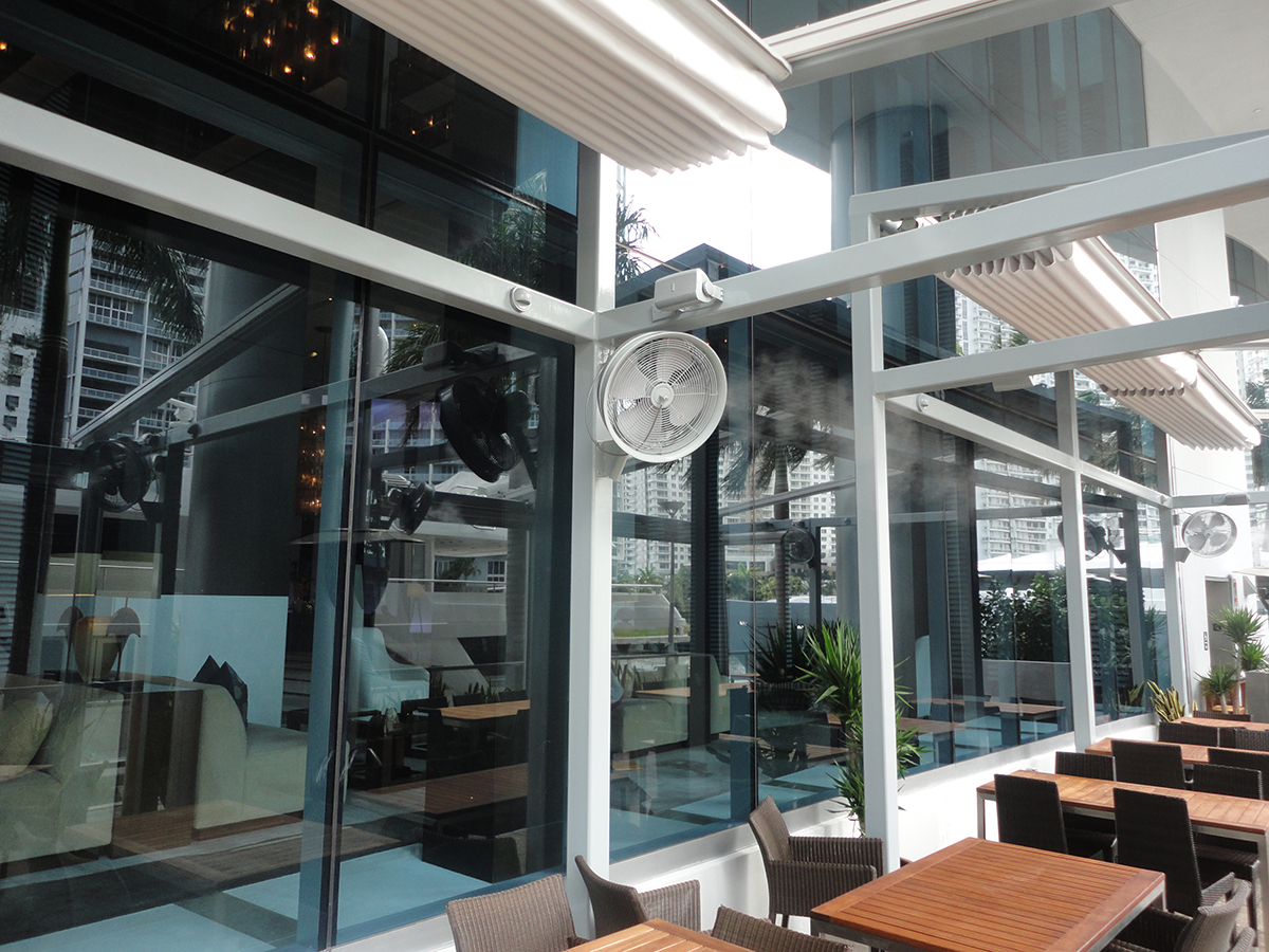 Outdoor Misting Cooling Sytems for Bars and Restaurants The Misting Stoe