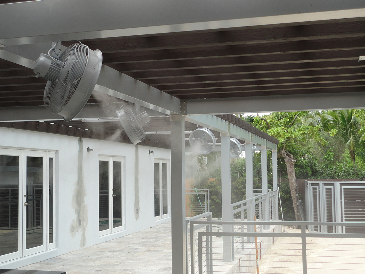 Residential Outdoor Mist Cooling Fans and Systems The Misting Store