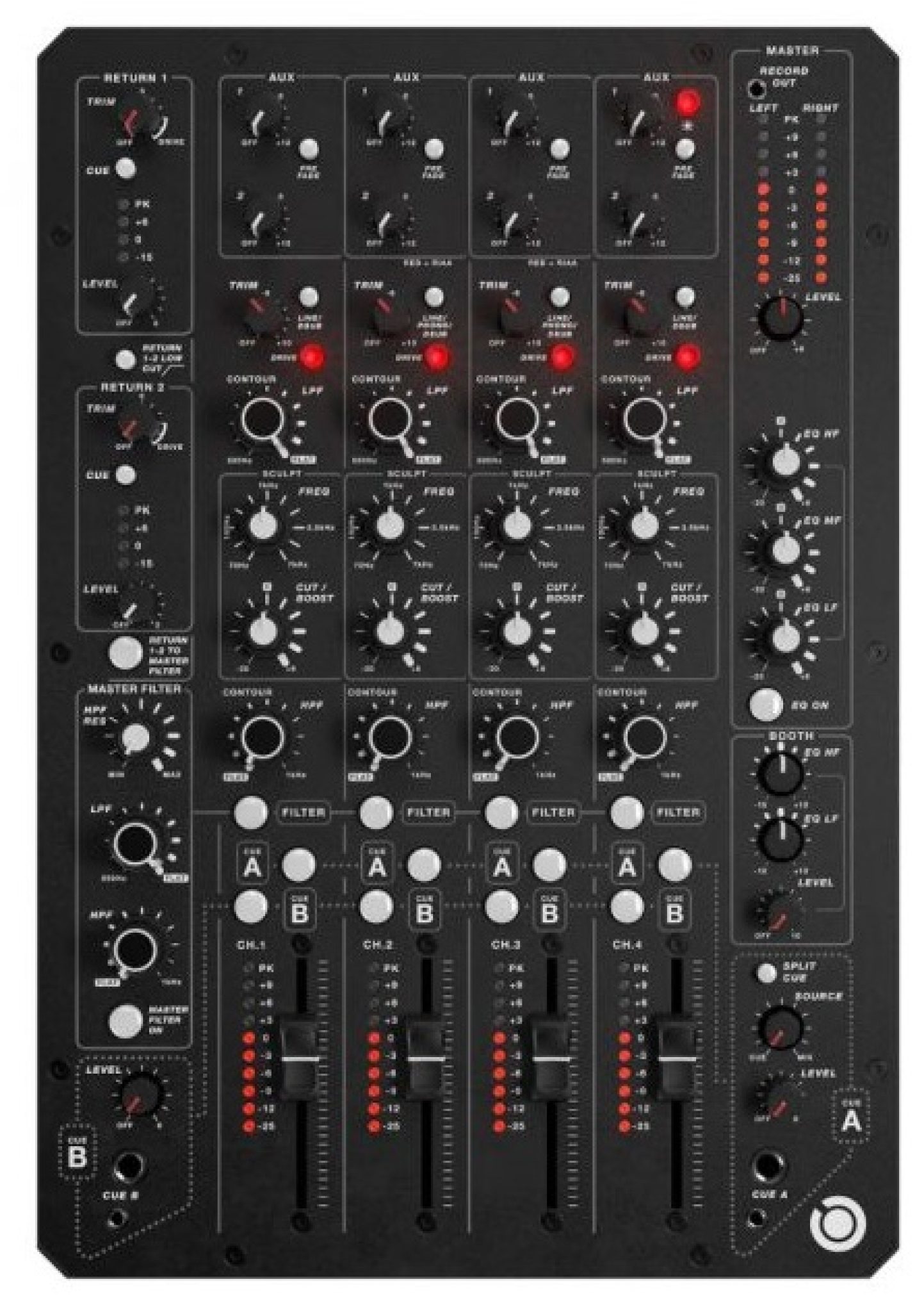 Best 4 Channel DJ Mixers Guide to Top 8 Models + Reviews!