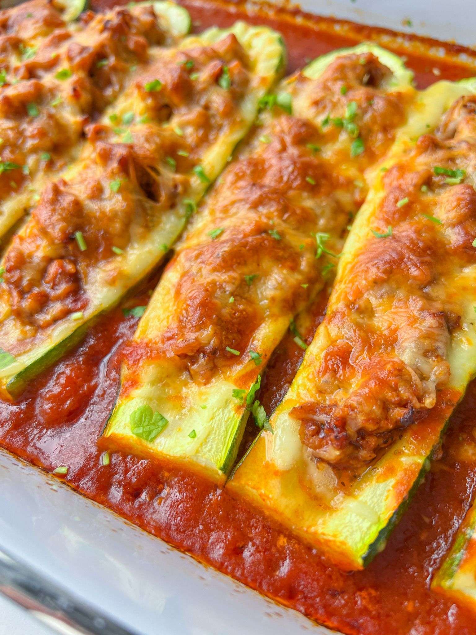 Stuffed Zucchini Boats The Modern Nonna