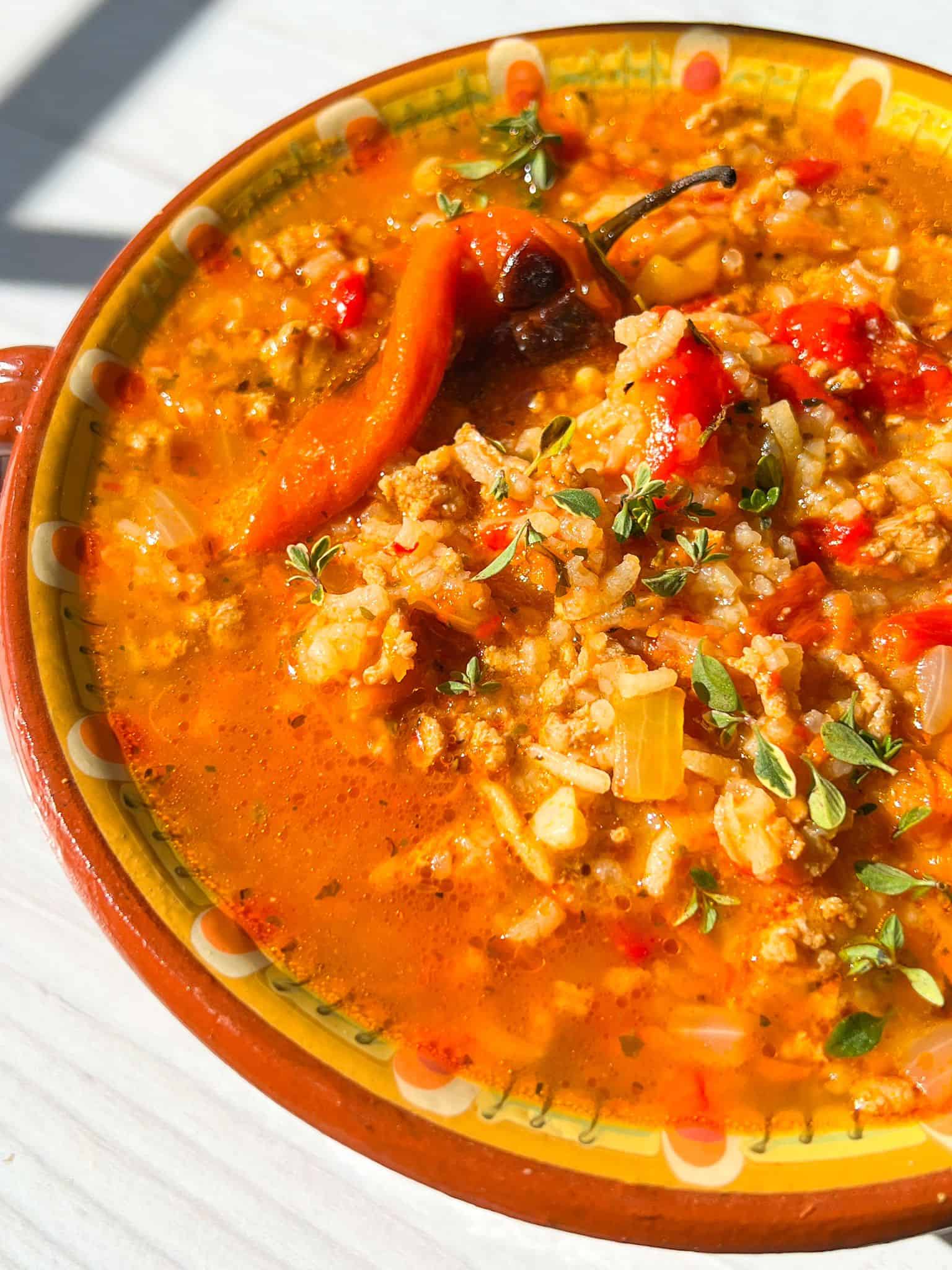 Stuffed Pepper Soup The Modern Nonna