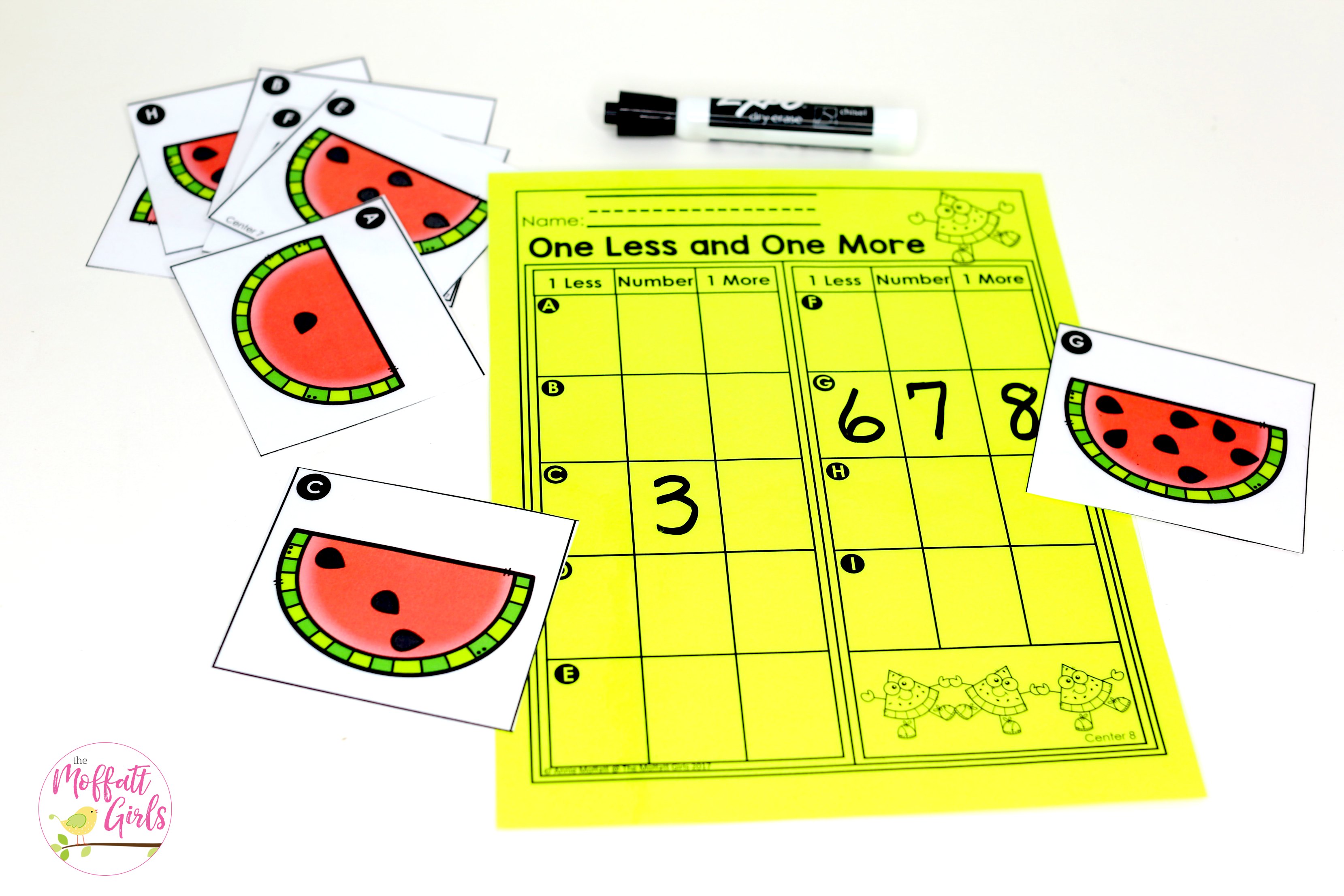 Watermelon Kindergarten Math games