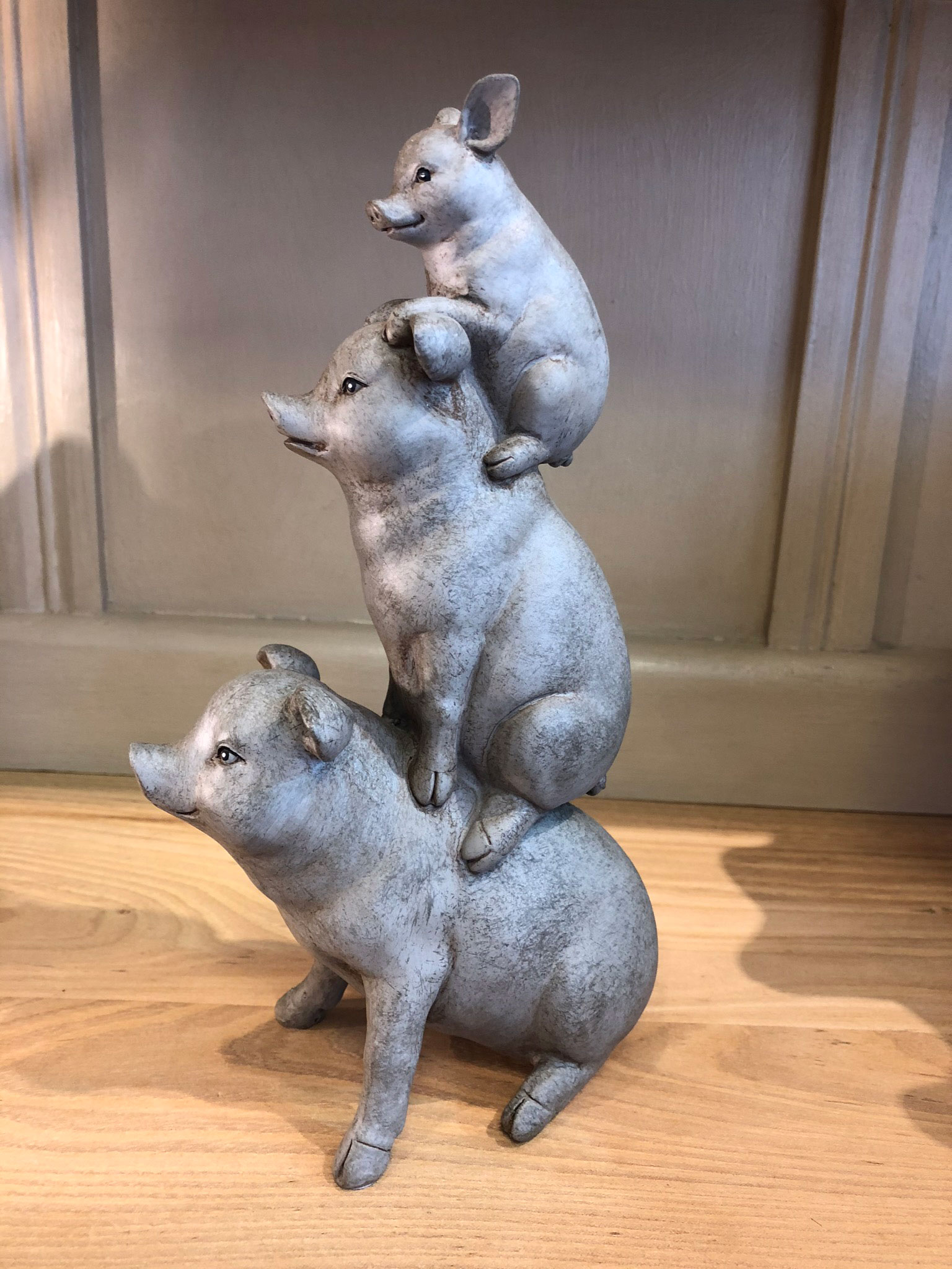 Pigs in a stack The Mole House