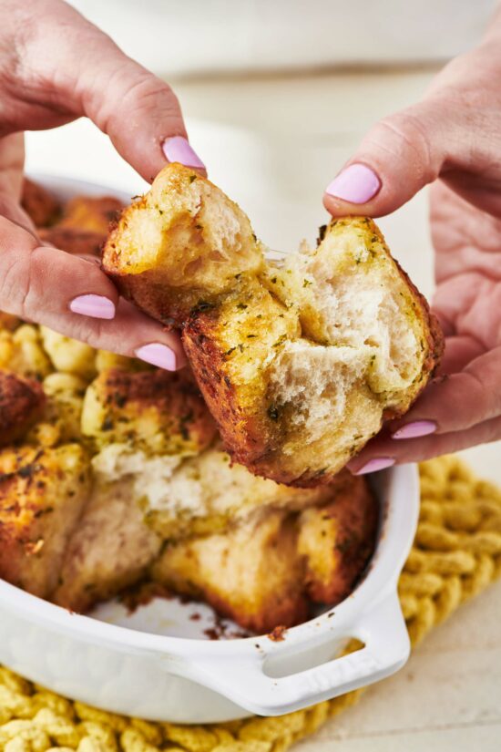 Pesto Monkey Bread with Biscuits Recipe — The Mom 100