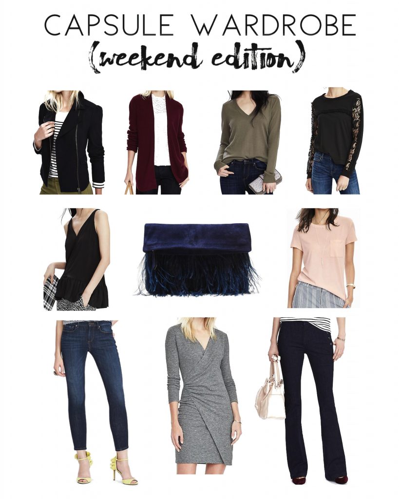 Work & Weekend Capsule Wardrobes Banana Republic Friends & Family