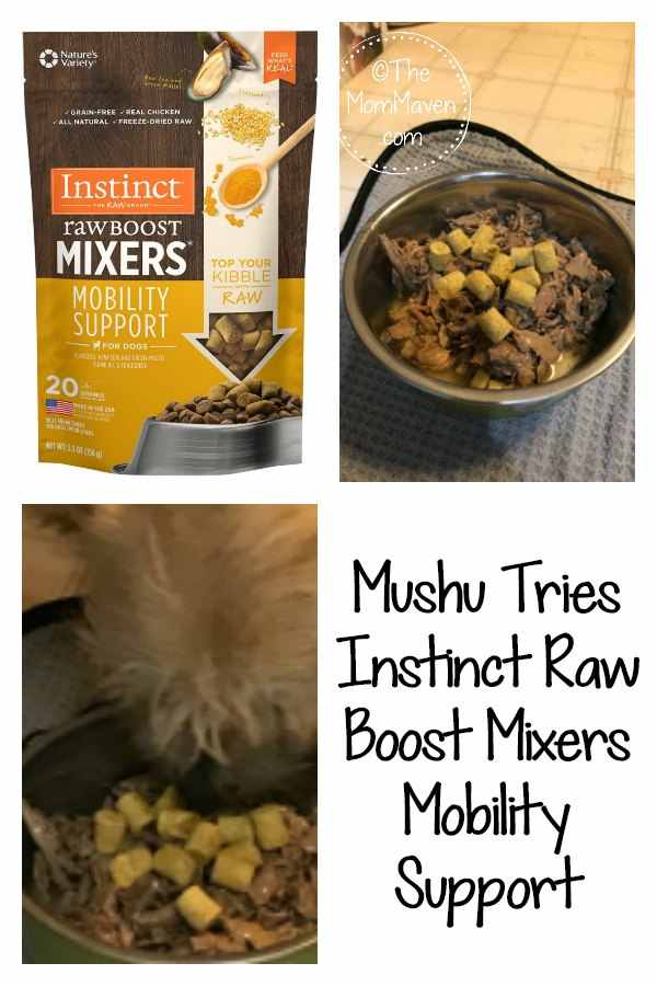 Mushu Tries Instinct Raw Boost Mixers Mobility Support The Mom Maven