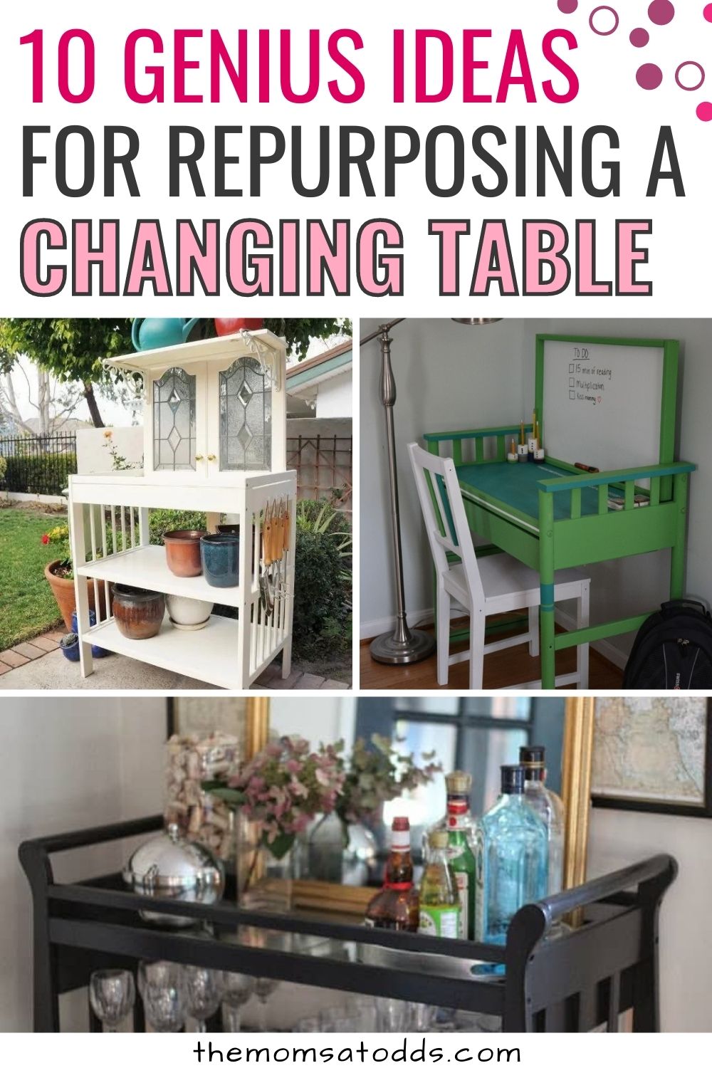 10 Genius Ideas for Repurposing a Changing Table