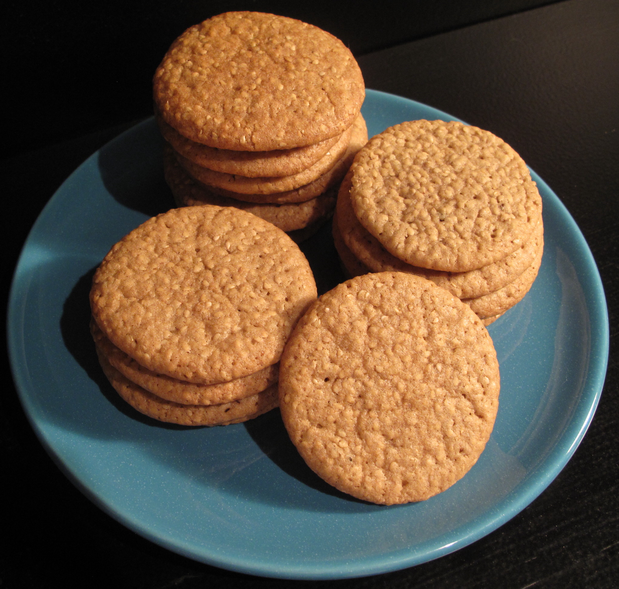 Good Luck Sesame Benne Wafers The Monday Box