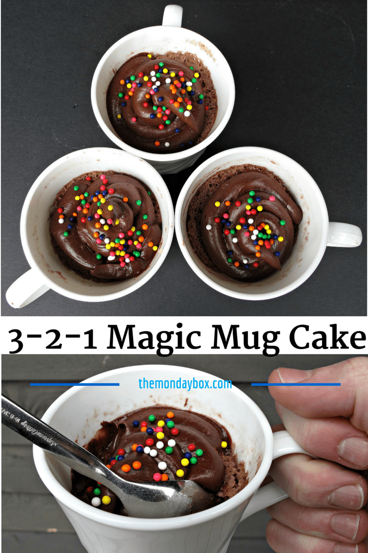 321 Magic Mug Cake The Monday Box