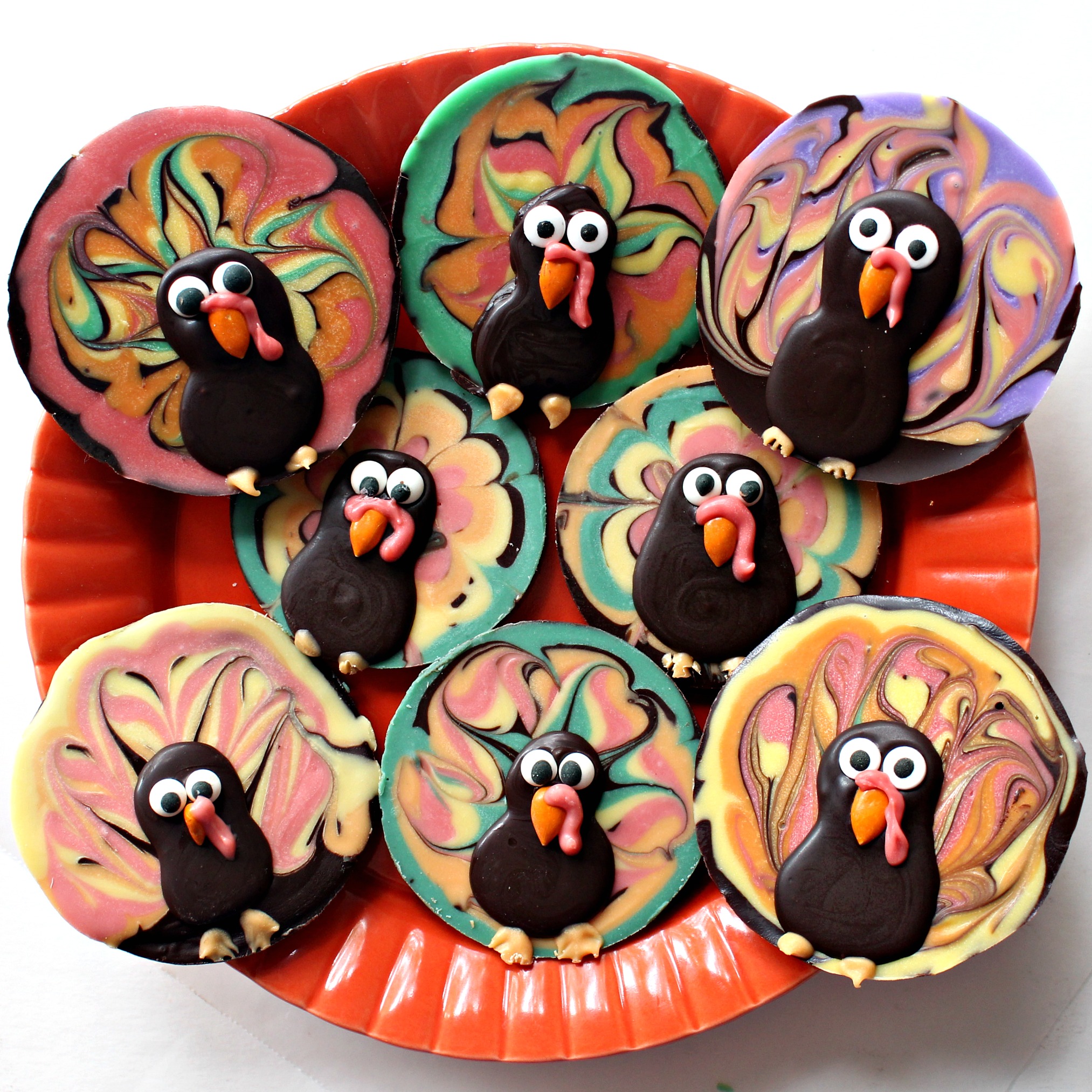 Chocolate Bark Thanksgiving Turkeys The Monday Box