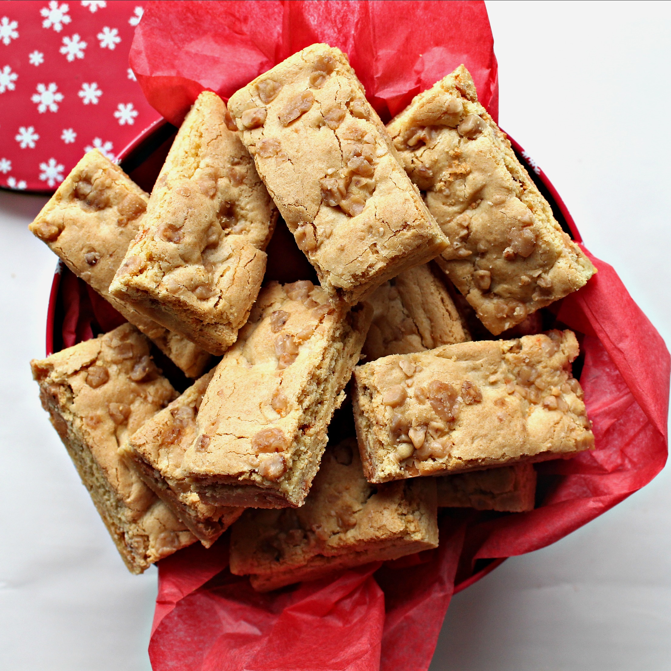 Butterscotch Blondie Bars (Time Saver Recipe) The Monday Box