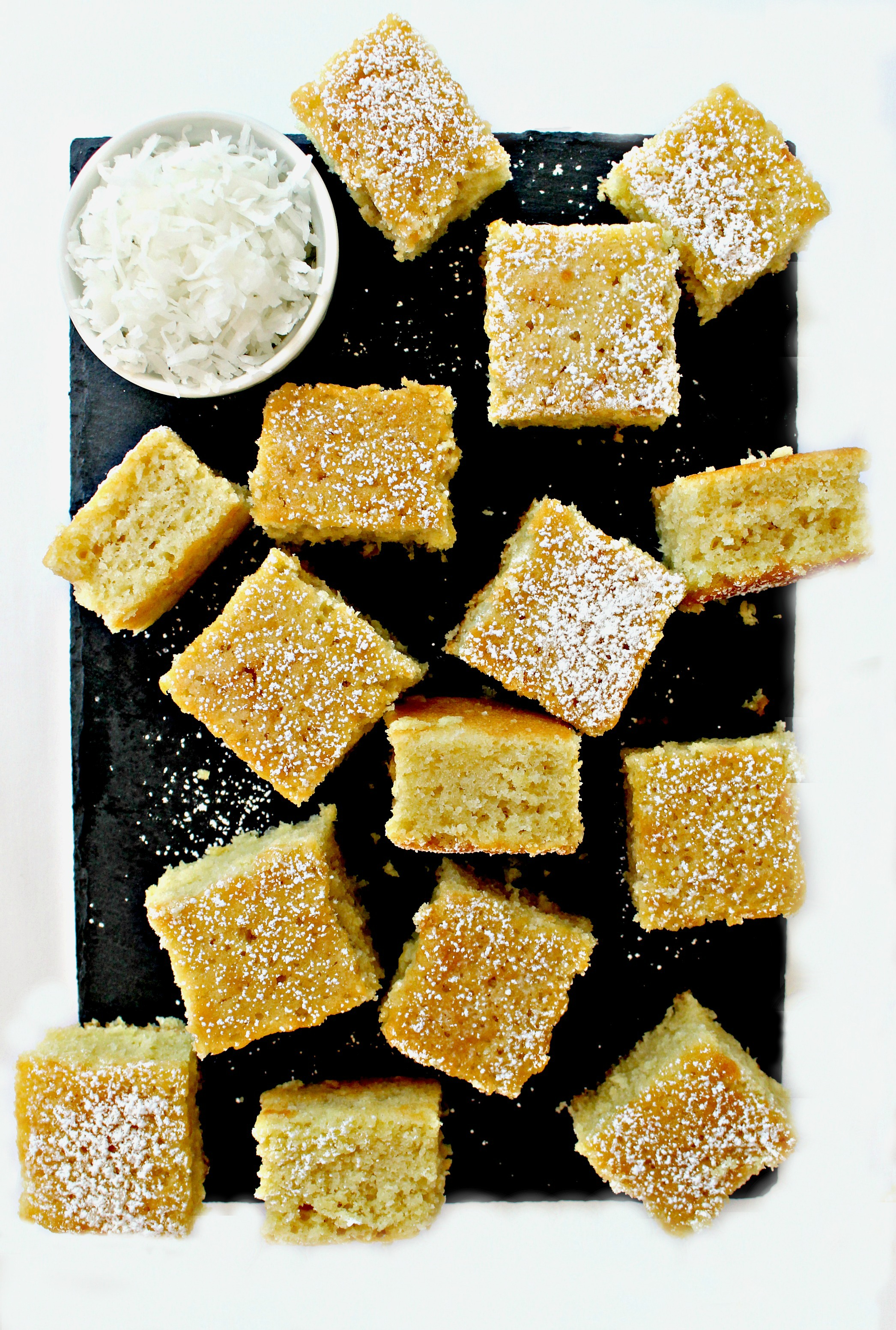 Coconut Milk Snack Cake The Monday Box