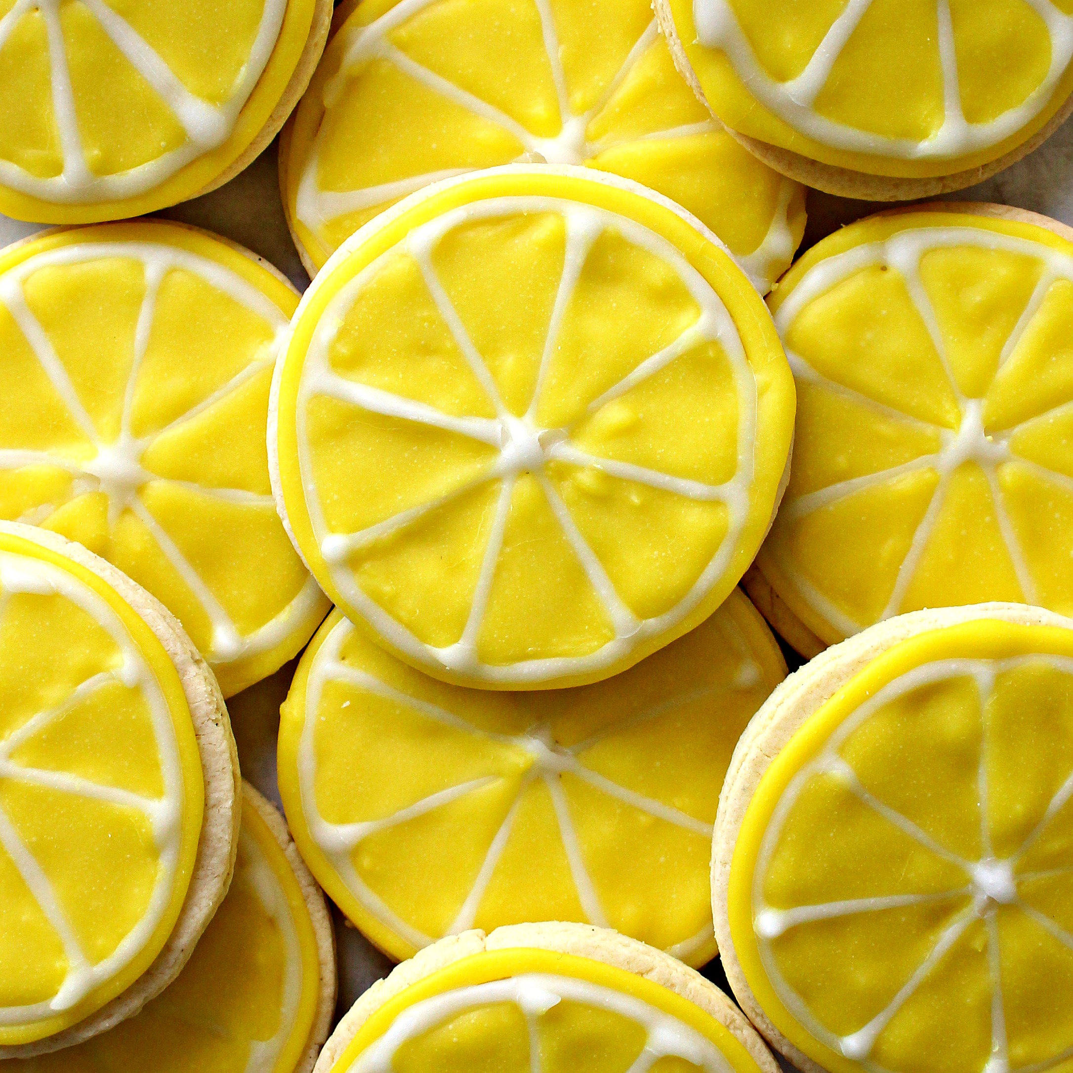 Lemon Sugar Cookie Lemon Slices The Monday Box