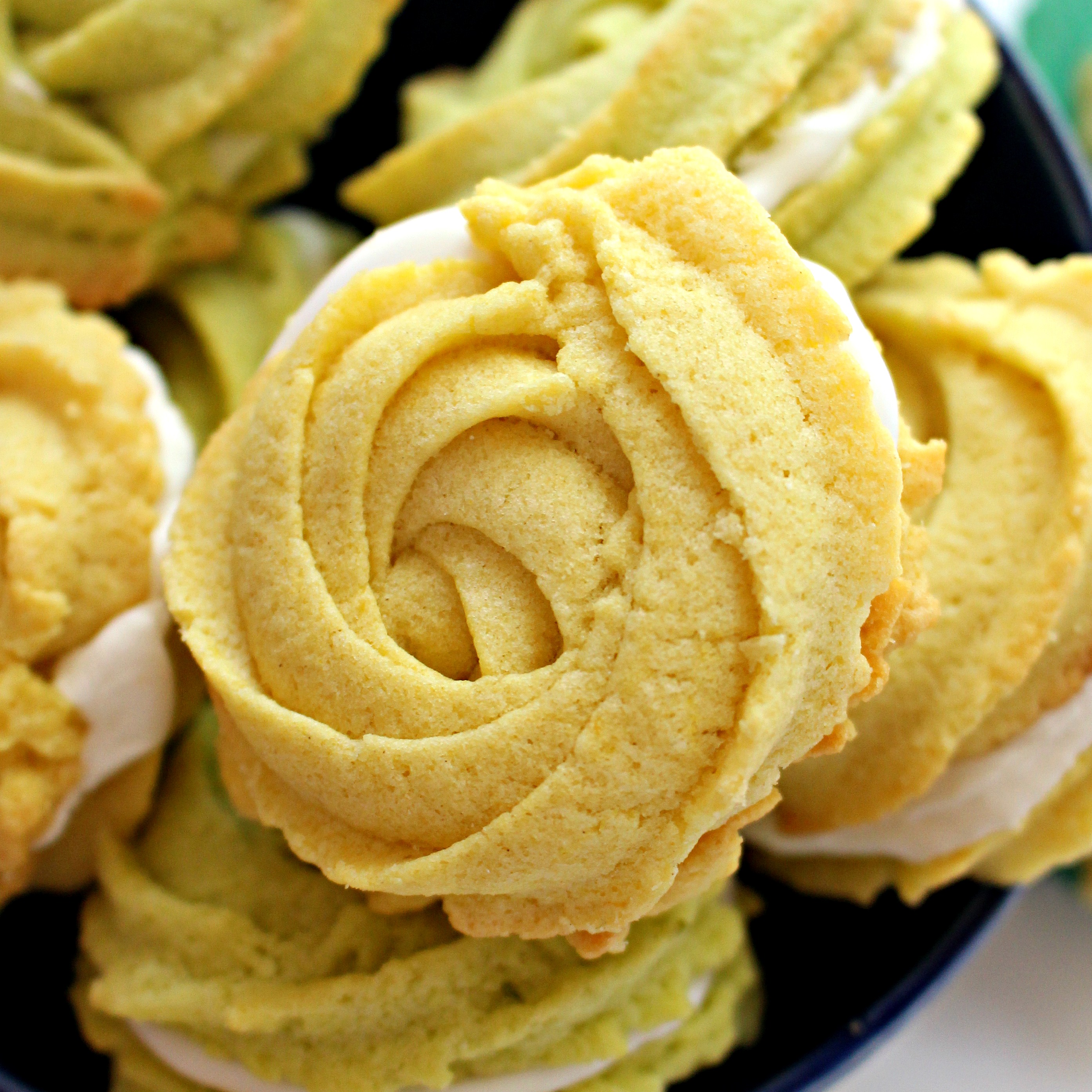 Lemon and Lime Butter Cookie Rosettes The Monday Box