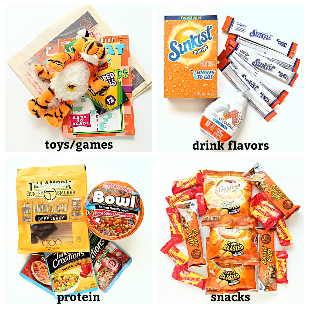 Orange Care Package The Monday Box