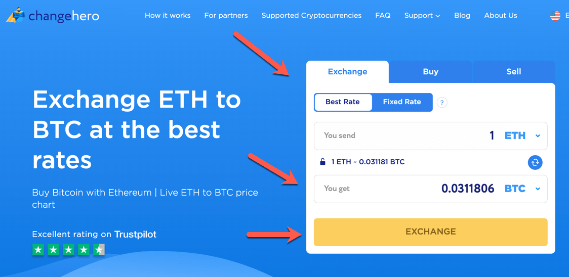 How To Convert Ethereum (ETH) To Bitcoin (BTC) [Easiest Way]