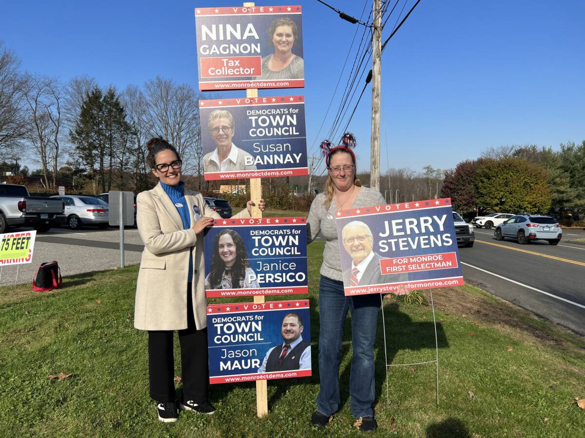 Monroe First Selectman candidates’ hopes rise with the voter turnout