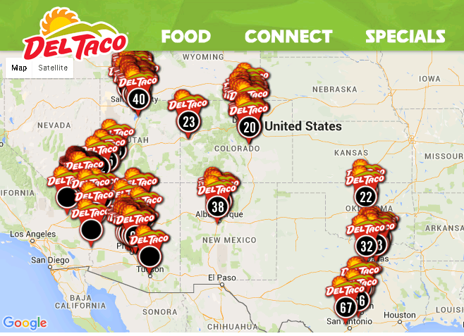 Del Taco Location Map Everything Taco For Taco Day | The Monthly Spew