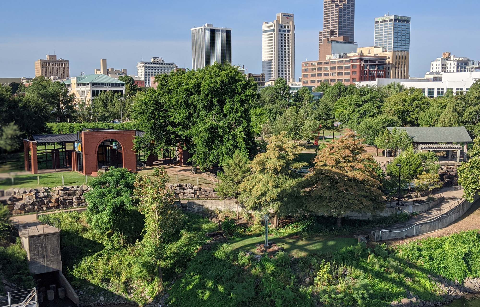 Riverfront Park Fulfills a Vision to Seamlessly Blend Landmarks and
