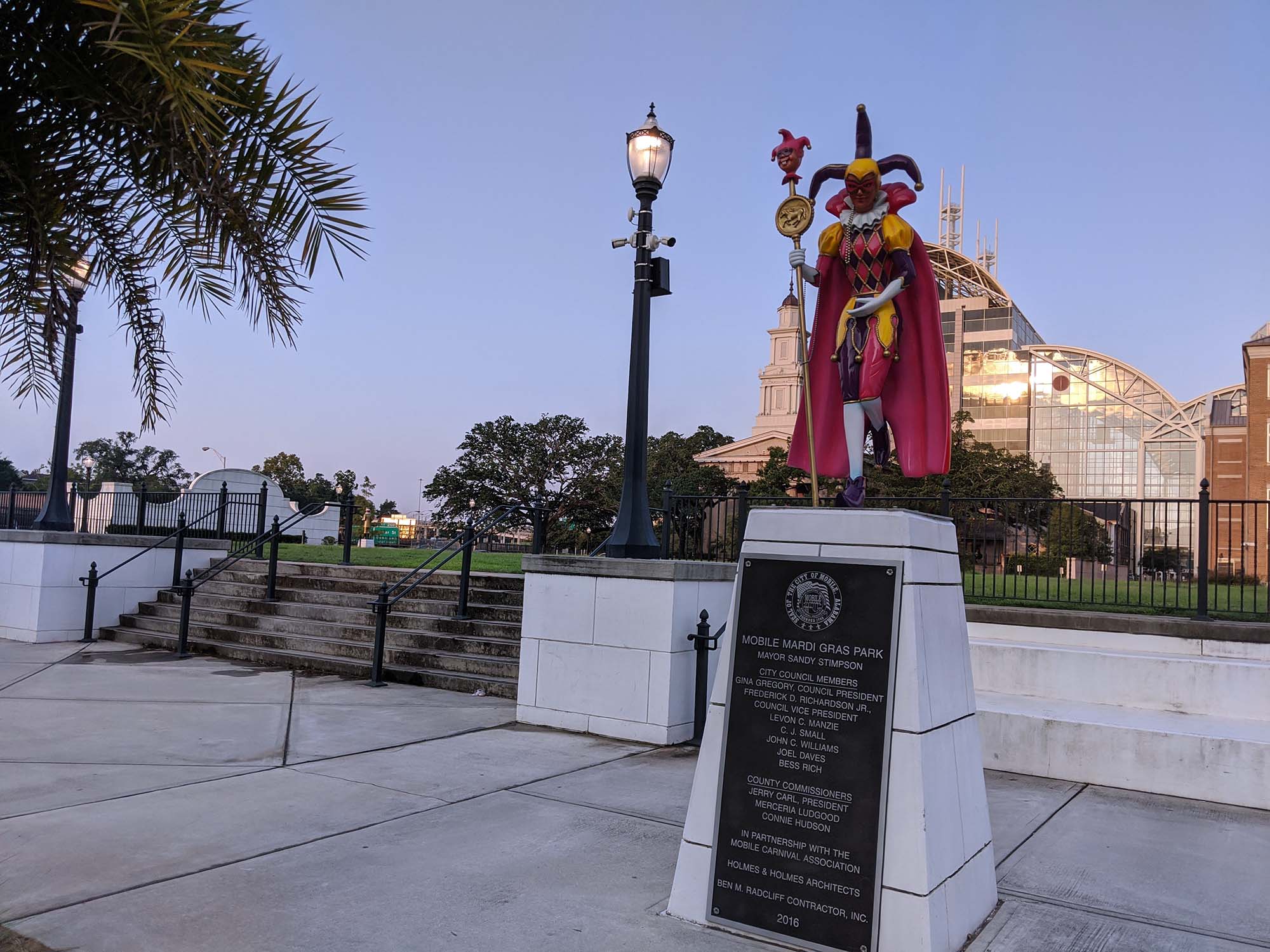 Mardi Gras Park Commemorates the History of Mobile with a Unique Urban