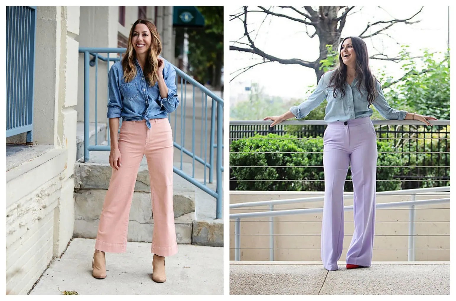 How to Wear a Chambray Shirt Eight Ways The Motherchic