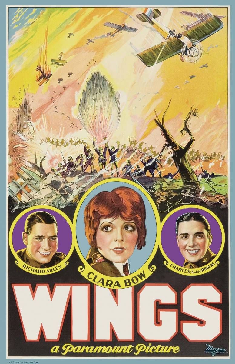 World War I in Classic Film Wings (1927) The Motion Pictures