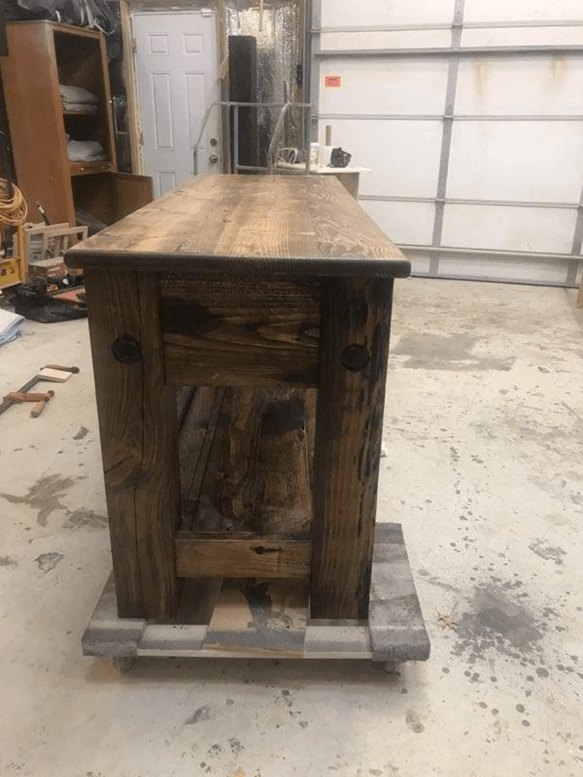 6 Drawer Wooden Top Vanity/Kitchen Island The Moulding Group