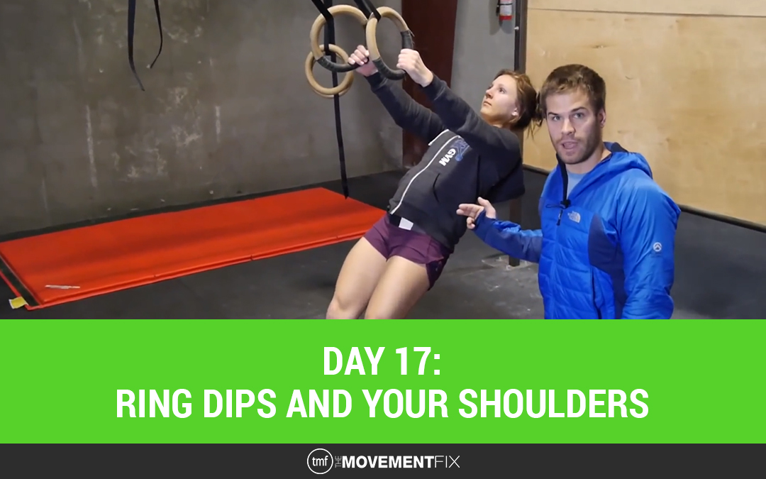 Ring Dips and Your Shoulders Day 17 of 30 The Movement Fix