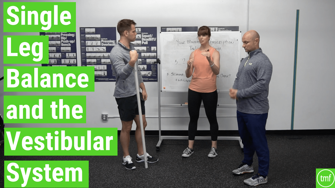 Single Leg Balance and the Vestibular System Movement Fix