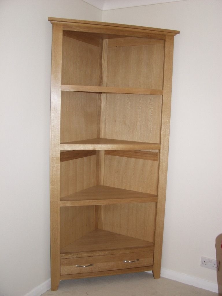 Oak Corner Shelves 5 Corner Shelves in Oak Futon Company yoganitro