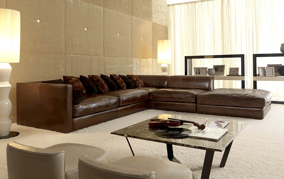 15 Best Collection of Leather Modular Sectional Sofas