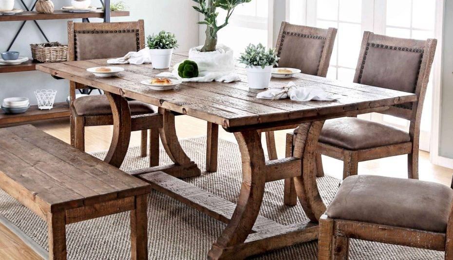 20 The Best Rustic Pine Small Dining Tables