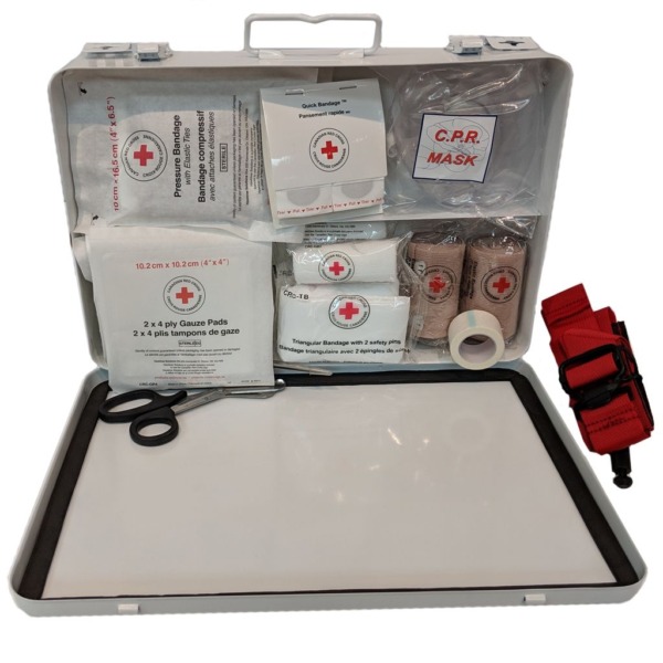 LEVEL 1 FIRST AID KIT, IN METAL BOX The Massage Therapist Development