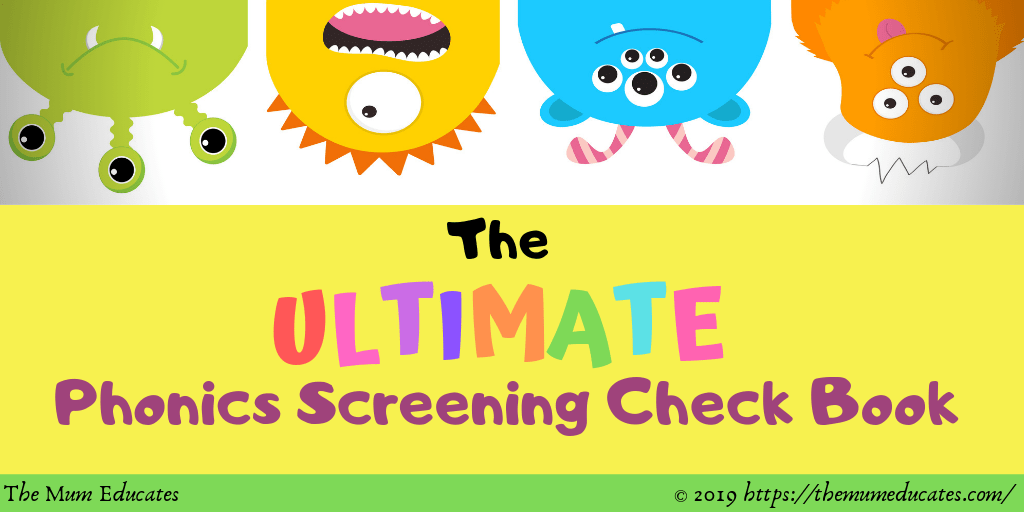 The Ultimate Phonics Screening Check Book The Mum Educates