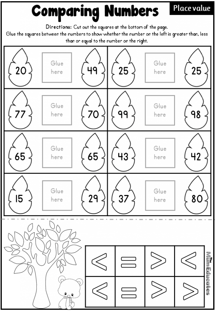 Free Year 2 Place Value Maths Worksheets The Mum Educates