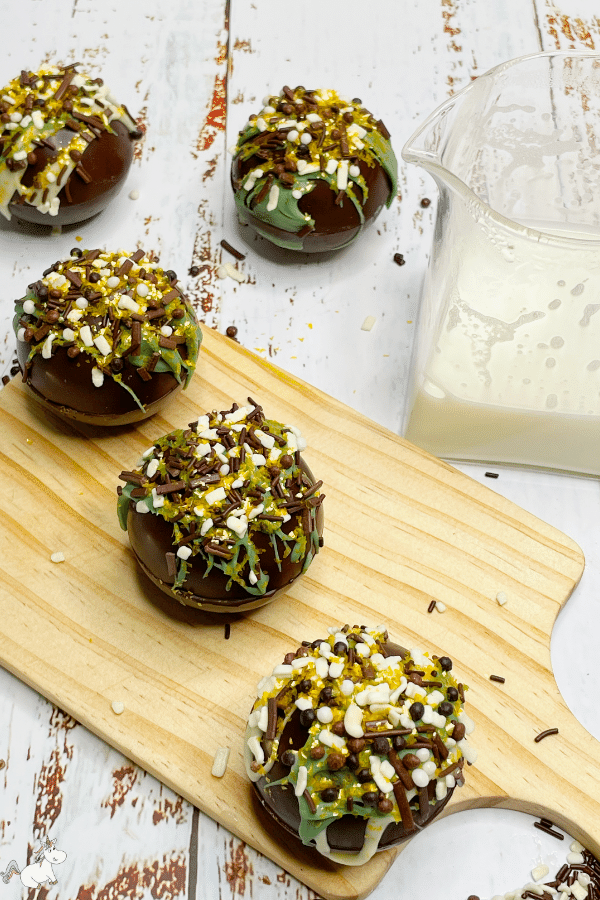 How To Make Dark Hot Chocolate Bombs The Mummy Front