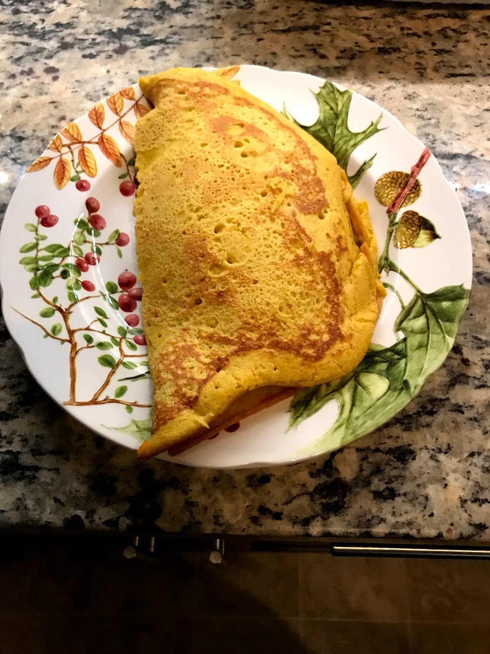 Chickpea omelette The Munted Chef