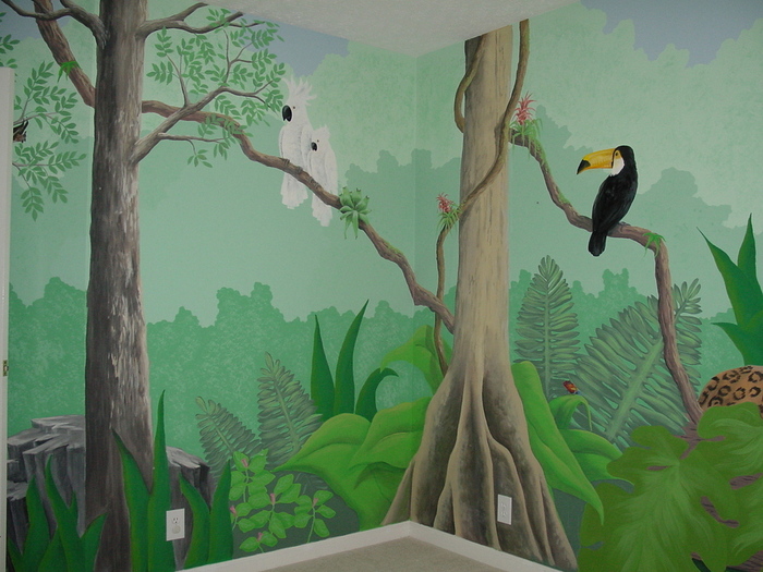 Jungle Portfolio Murals & Art in Franklin & Nashville TN The Mural Place