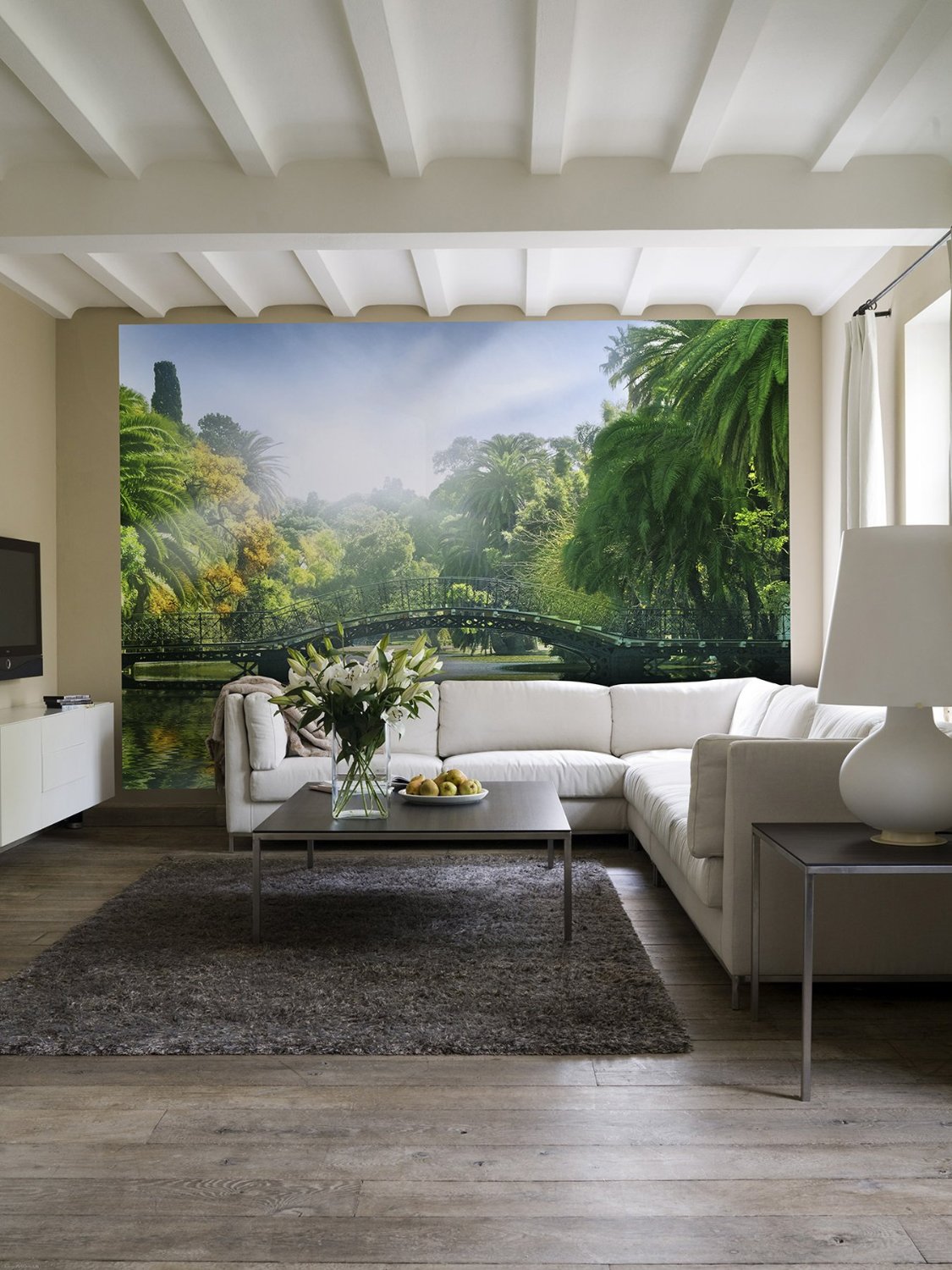 Bridge In The Sunlight Wall Mural DM132 ny Ideal Decor Full Size Large