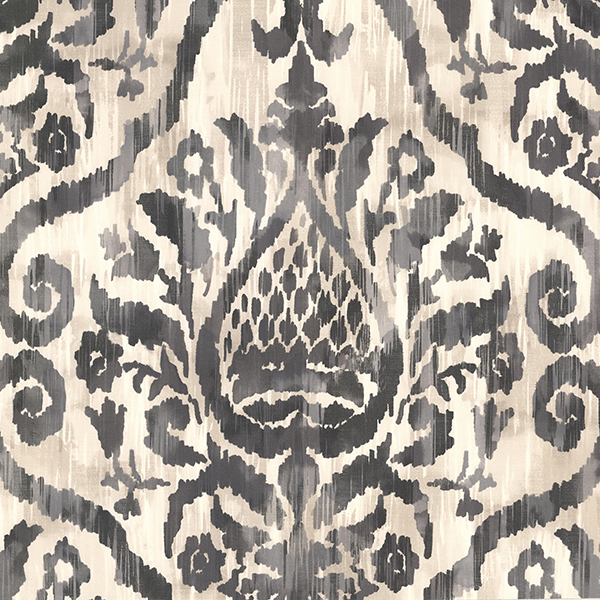 Argos Charcoal Damasks Wallpaper And Borders The Mural Store