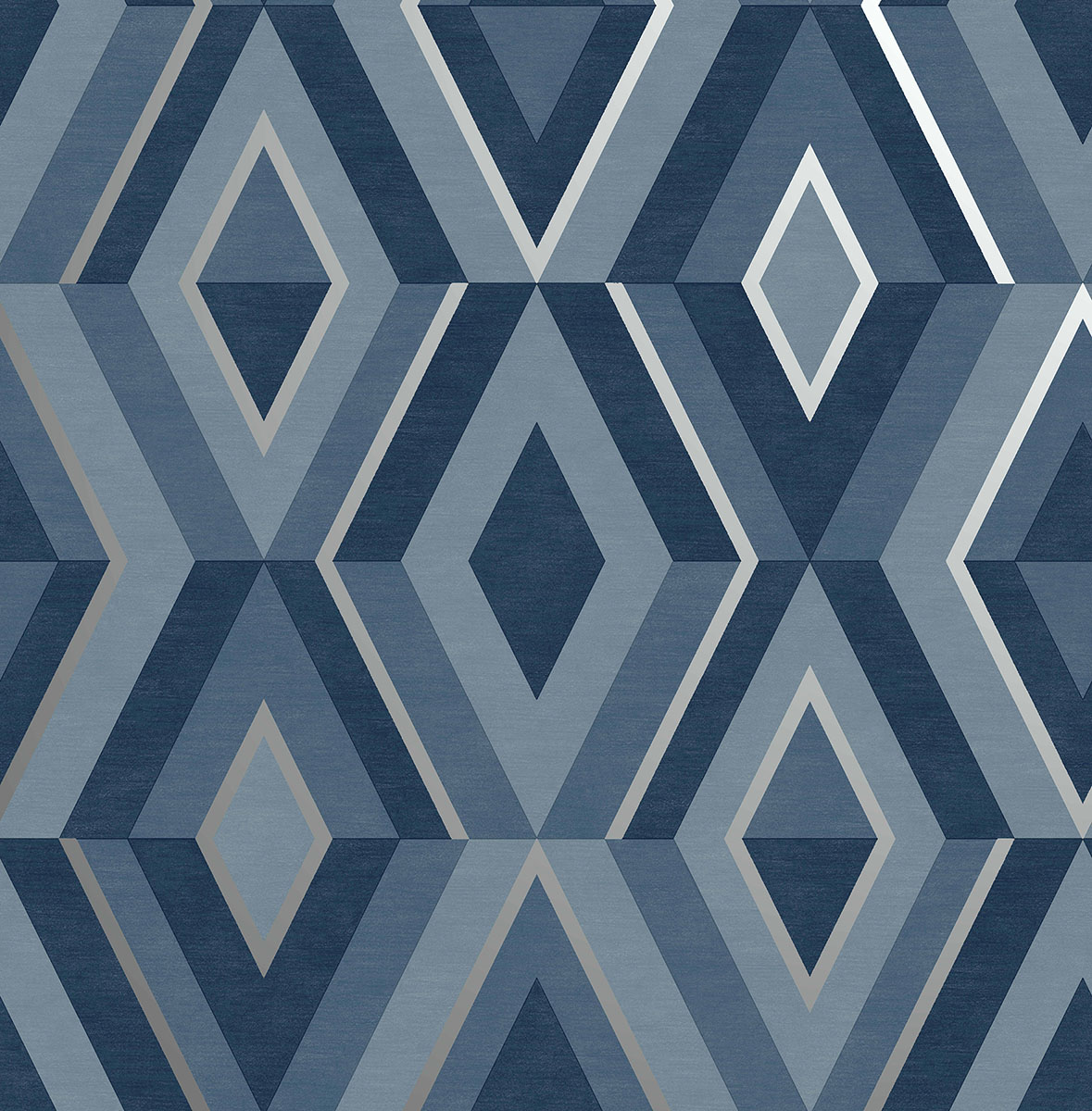 Shard Blue Geometric Wallpaper Wallpaper And Borders The Mural Store