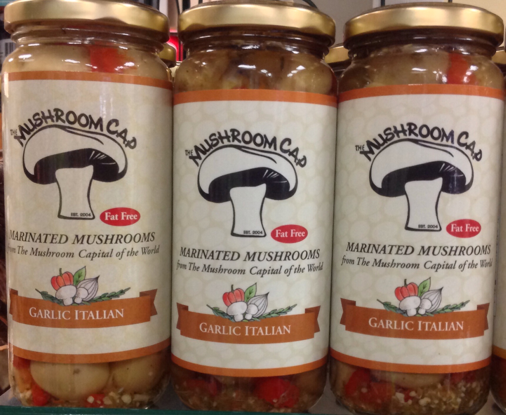Marinated Mushrooms Garlic Italian The Mushroom Cap