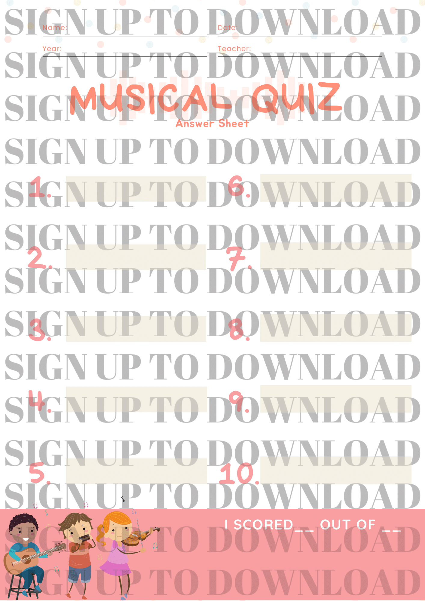 KS2 Music Quiz! (Part 2) // The Musical Me
