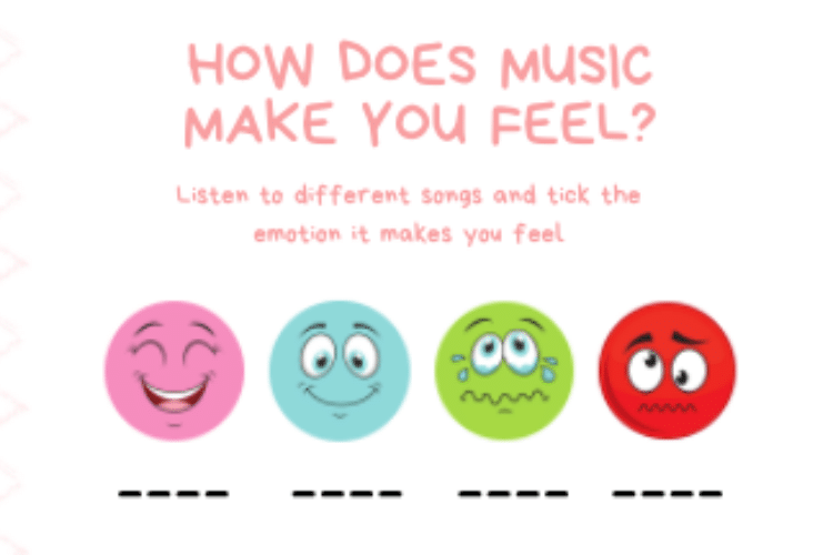 Emoji Music Reflection Worksheet! // The Musical Me