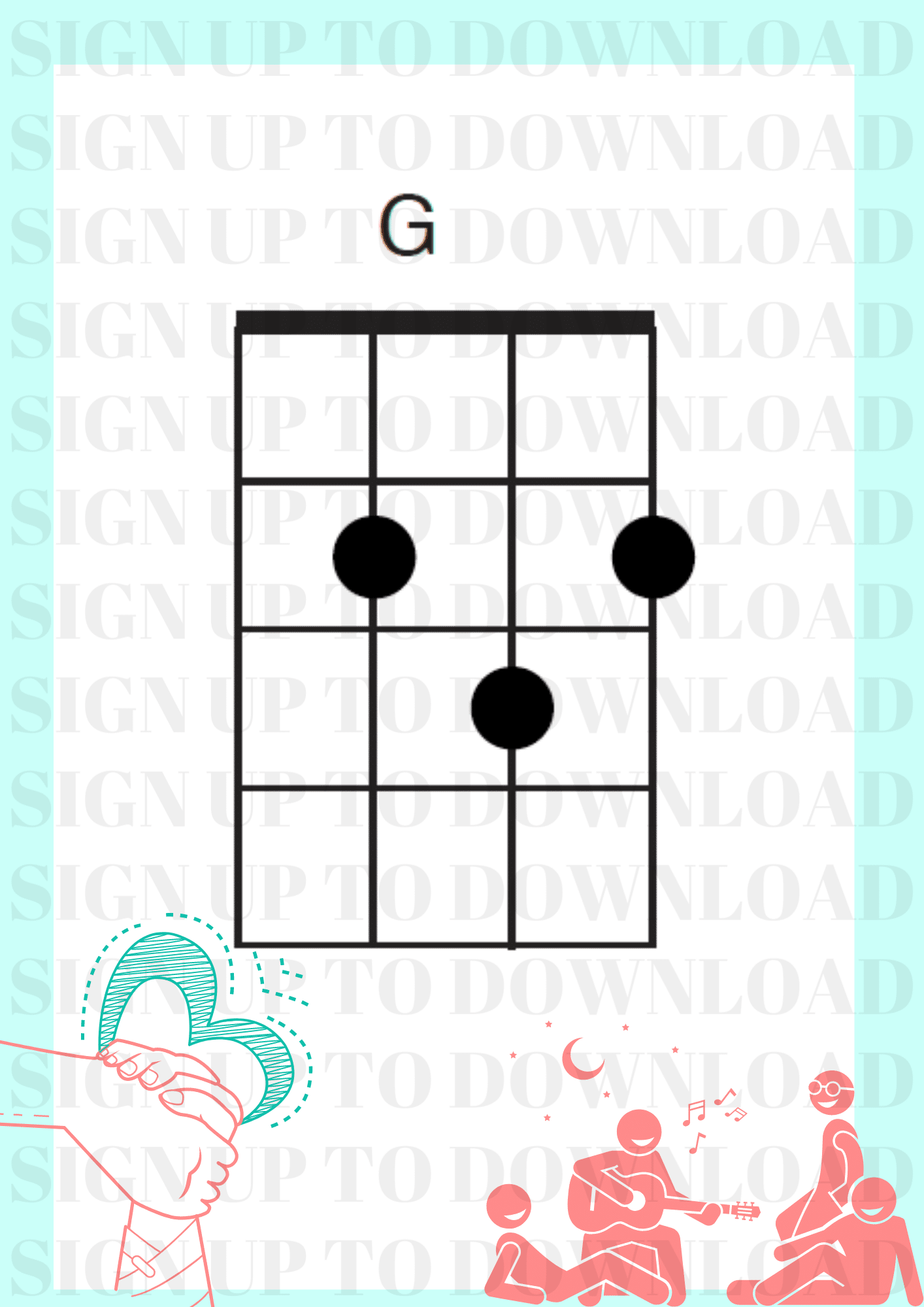 Stand By Me Ukulele Easy Chords Chart! // The Musical Me