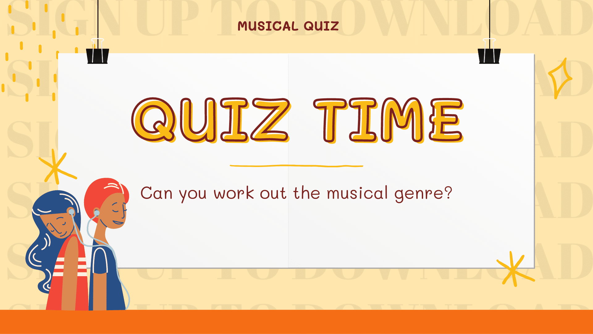 The Amazing Musical Genres Quiz Interactive Powerpoint KS1