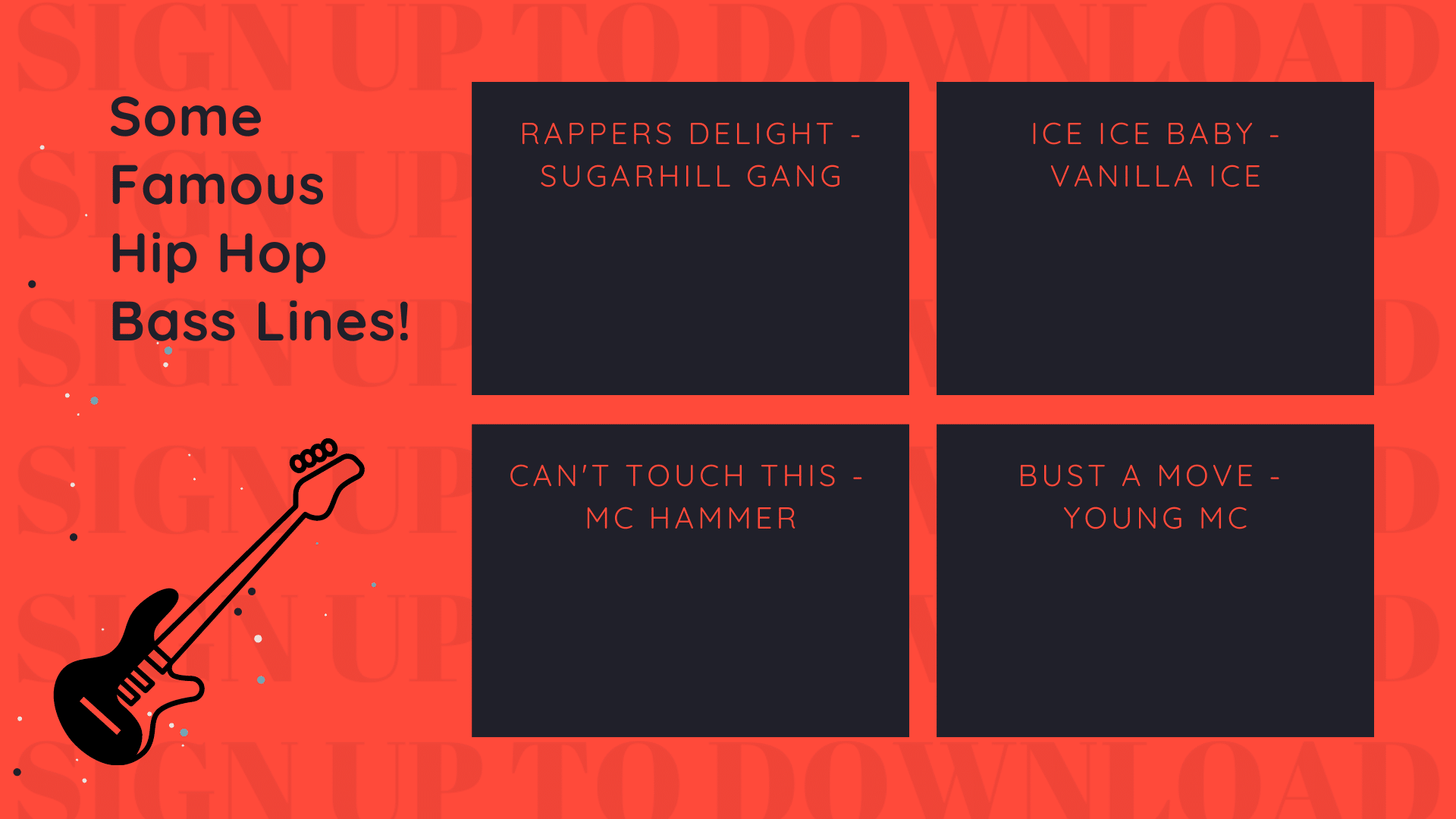 Exploring Hip Hop Hip Hop Bass Lines (Part 3) // The Musical Me